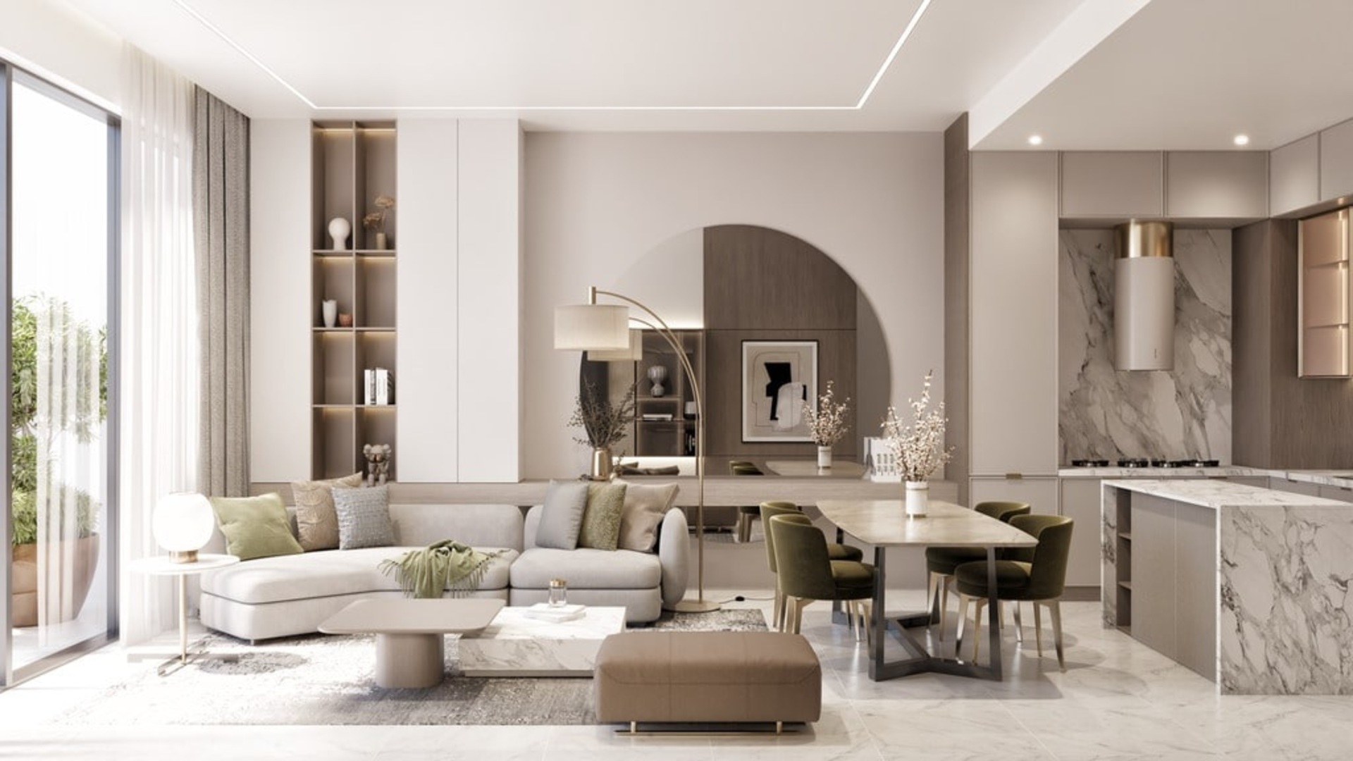 Samana Skyros Residences - moderní apartmány v Arjanu