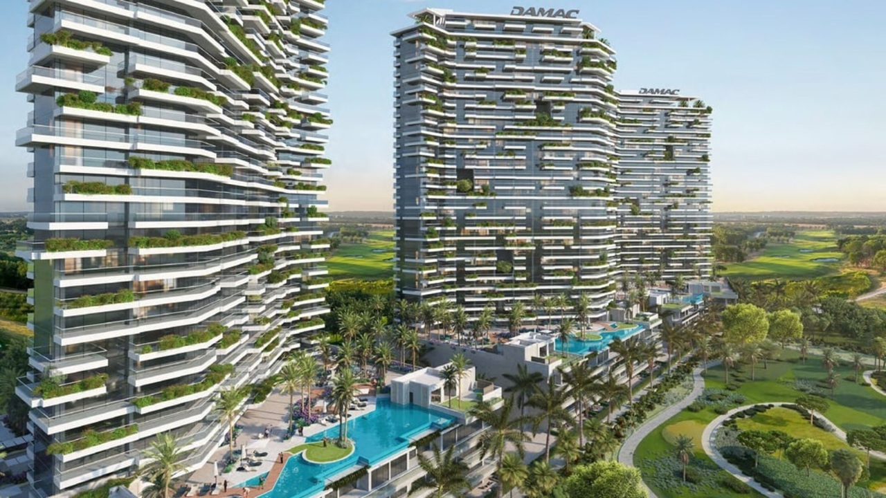 Golf Greens Apartments luxusní výhledy na bazény a hřiště